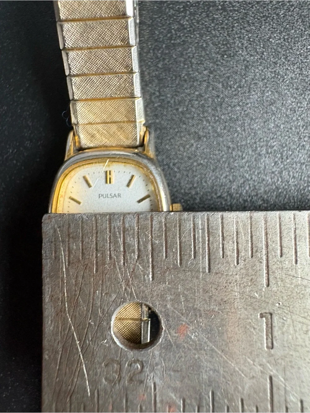 Pulsar Women's Vintage Gold Tone Quartz Watch - Gold Dial